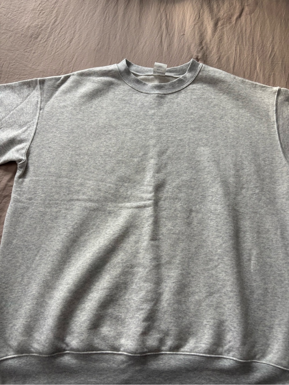 No Boundaries Heather Gray Crewneck Sweatshirt